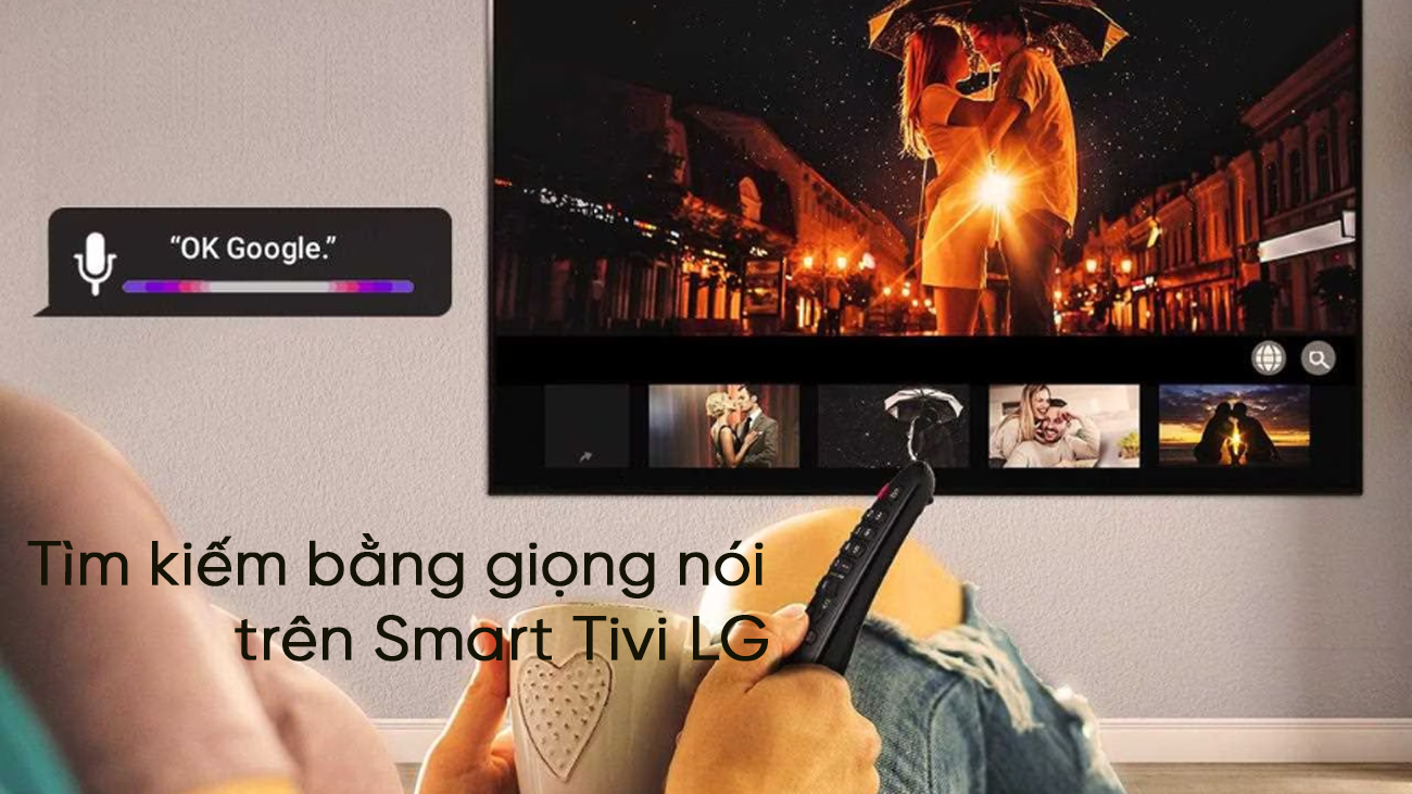 Cách tìm kiếm bằng giọng nói trên Smart Tivi LG